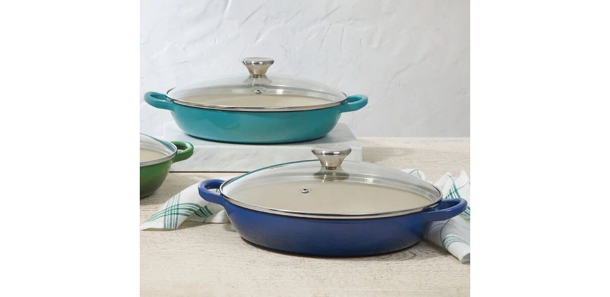 Traditional Braiser with Glass Lid