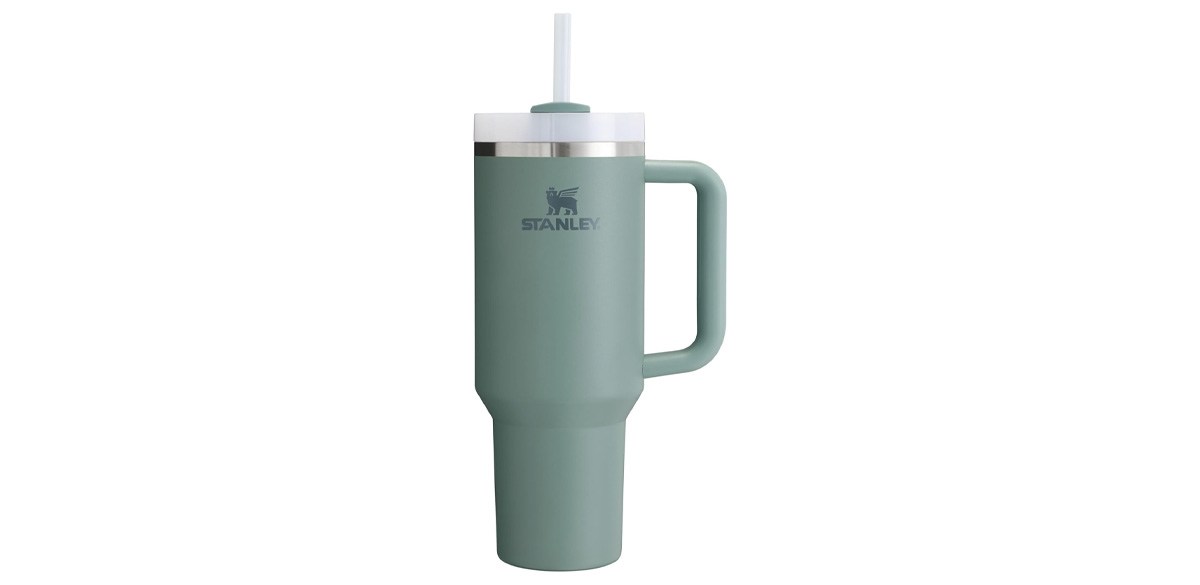 Stanley Quencher H2.0 Tumbler with Handle and Straw 40 oz in Shale Stanley Quencher H2.0 Tumbler with Handle and Straw 40 oz in Shale