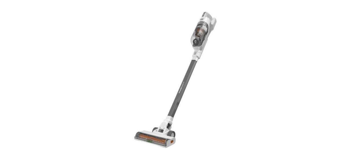 BLACK+DECKER PowerSeries+ 20V Max Cordless Vacuum on white background BLACK+DECKER PowerSeries+ 20V Max Cordless Vacuum on white background