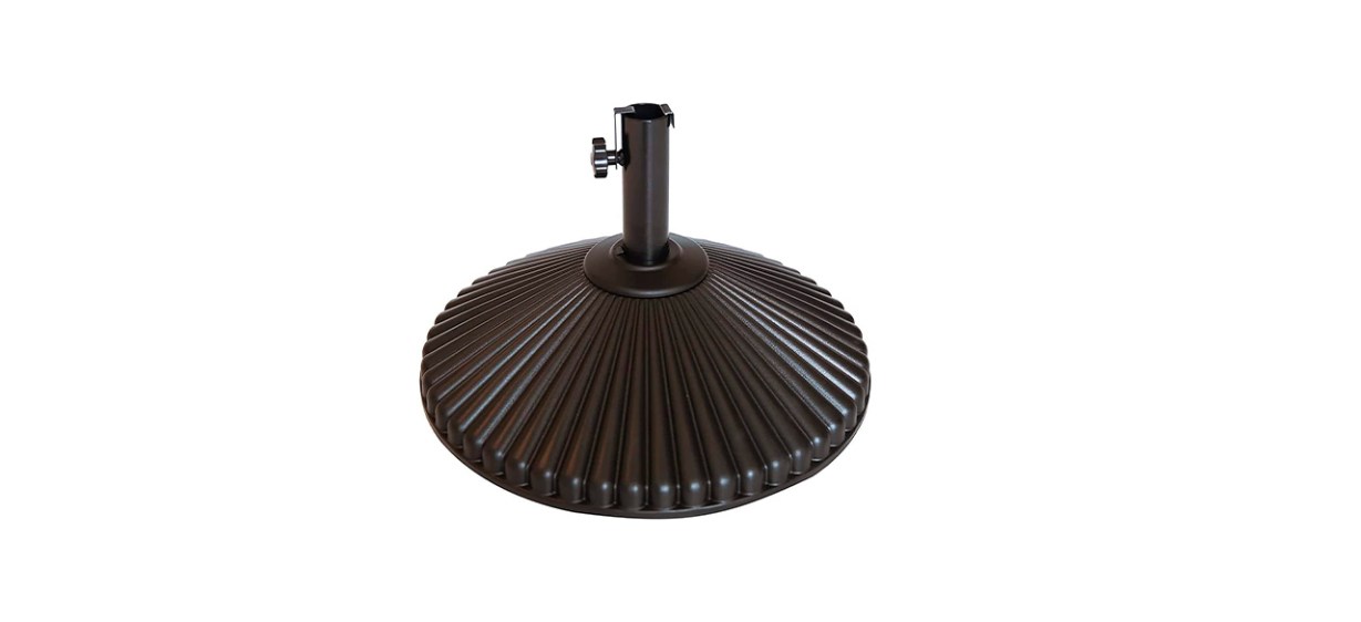 Best Abba Patio 50-Pound Round Patio Umbrella Stand 