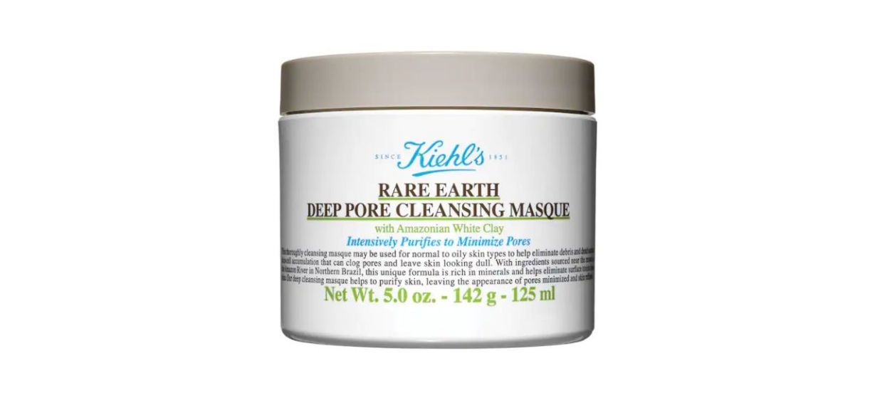 Best Kiehls Since 1851 Rare Earth Deep Pore Minimizing Cleansing Clay Mask