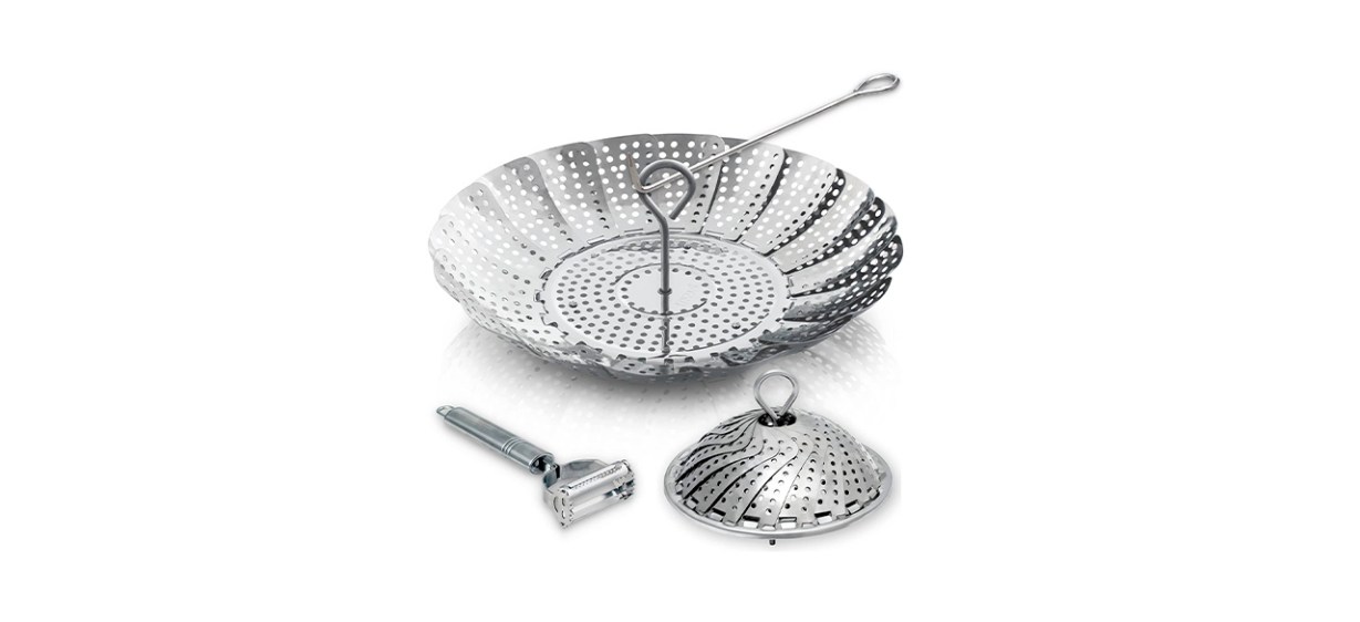 Best Kitchen Deluxe Vegetable Steamer Basket