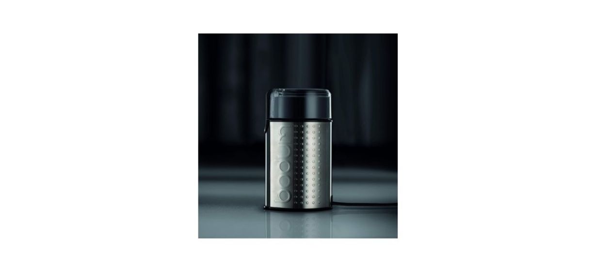 Bodum Coffee Grinder in matte chrome color