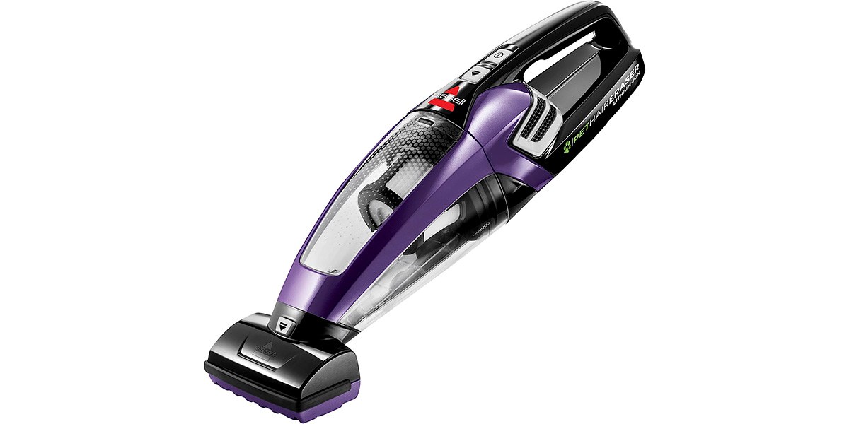 Bissell Pet Hair Eraser Lithium Ion Cordless Hand Vacuum on white background
