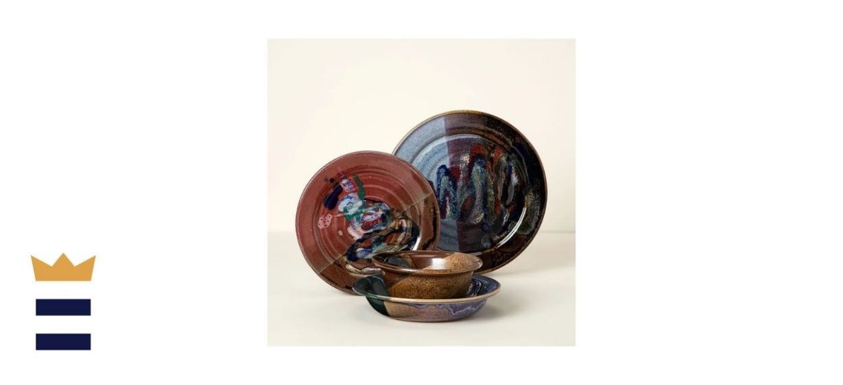 Color Drip Handmade Dinnerware