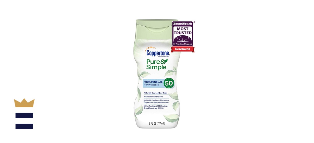 Coppertone Pure &amp; Simple SPF 50 Lotion