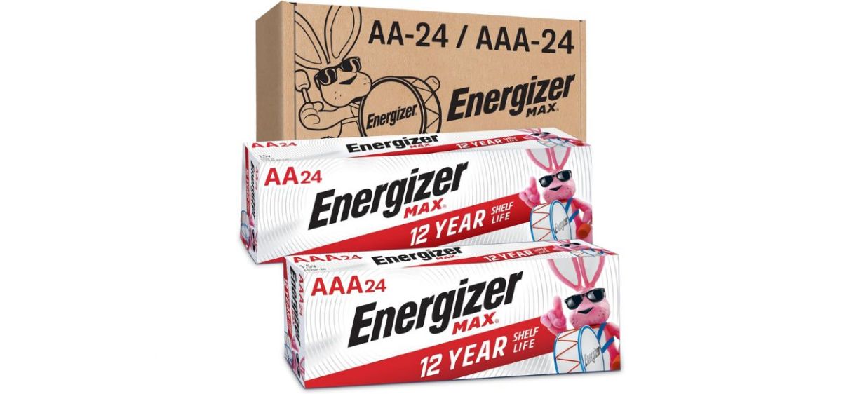 Energizer AA and AAA battery combo pack Energizer AA and AAA battery combo pack