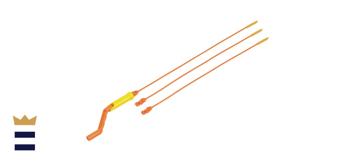 FlexiSnake Drain Weasel Hair Clog Tool Starter Kit for Drain Cleaning (3-Piece)