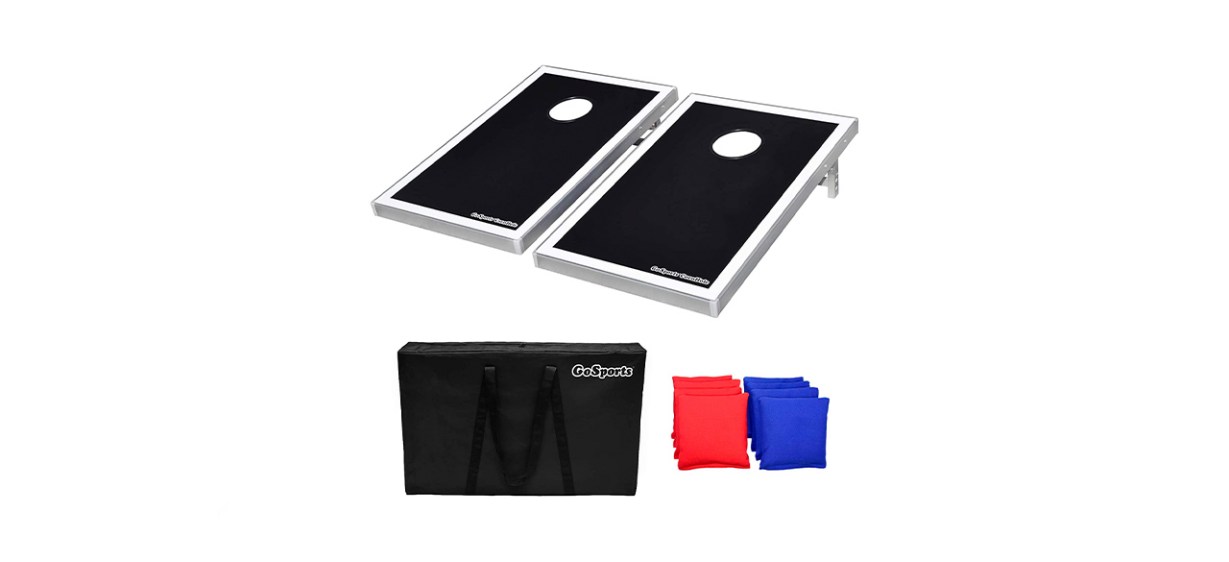 GoSports Aluminum Frame Cornhole Set GoSports Aluminum Frame Cornhole Set