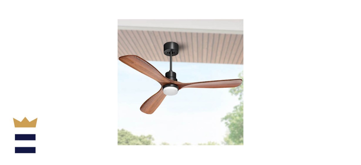 Obabala Patio Outdoor Ceiling Fan with Light and Remote Control
