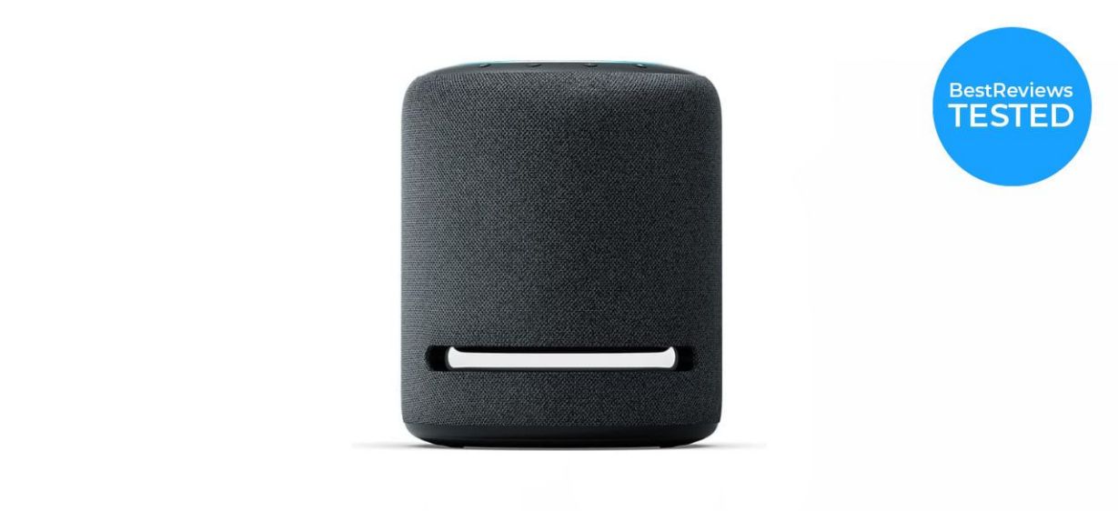 Echo Studio Smart Speaker on white background Echo Studio Smart Speaker on white background