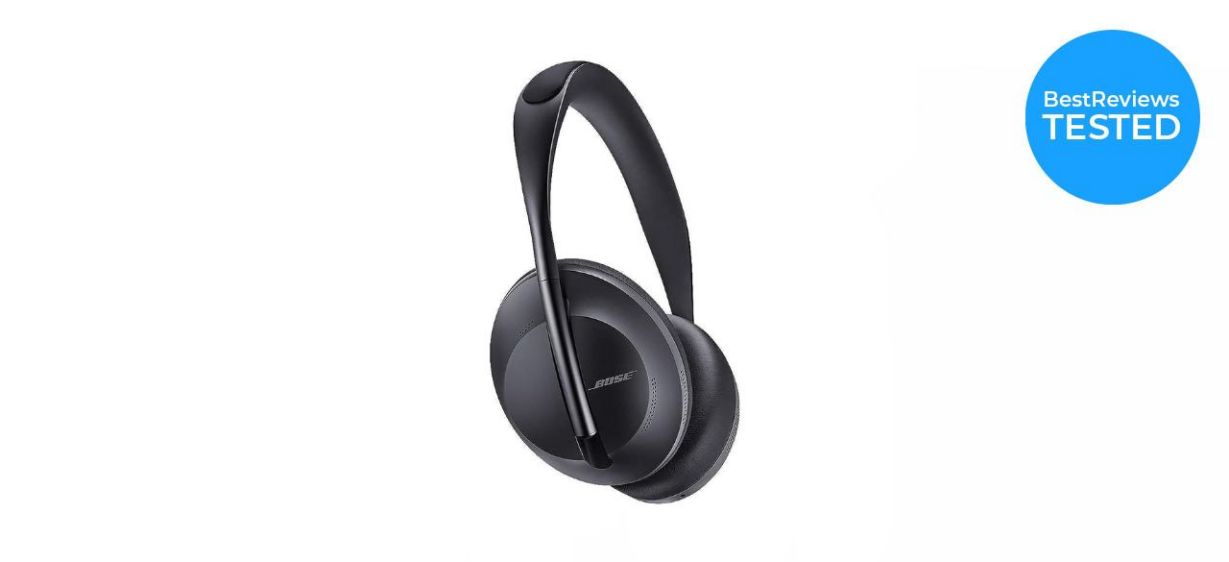 black Bose Headphones 700 Wireless Headphones on white background