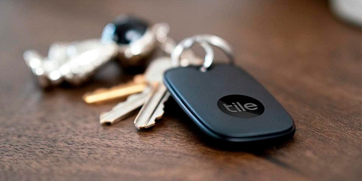 Tile Pro on keychain 