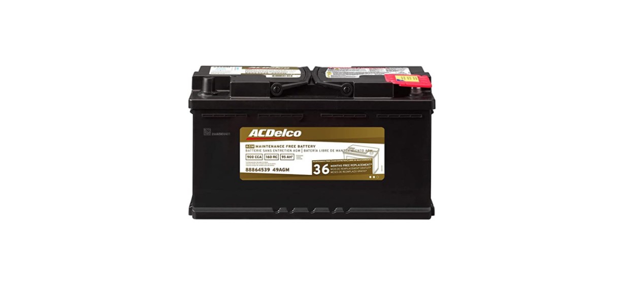 ACDelco Gold 49AGM 36 Month Warranty AGM BCI Group 49 Battery