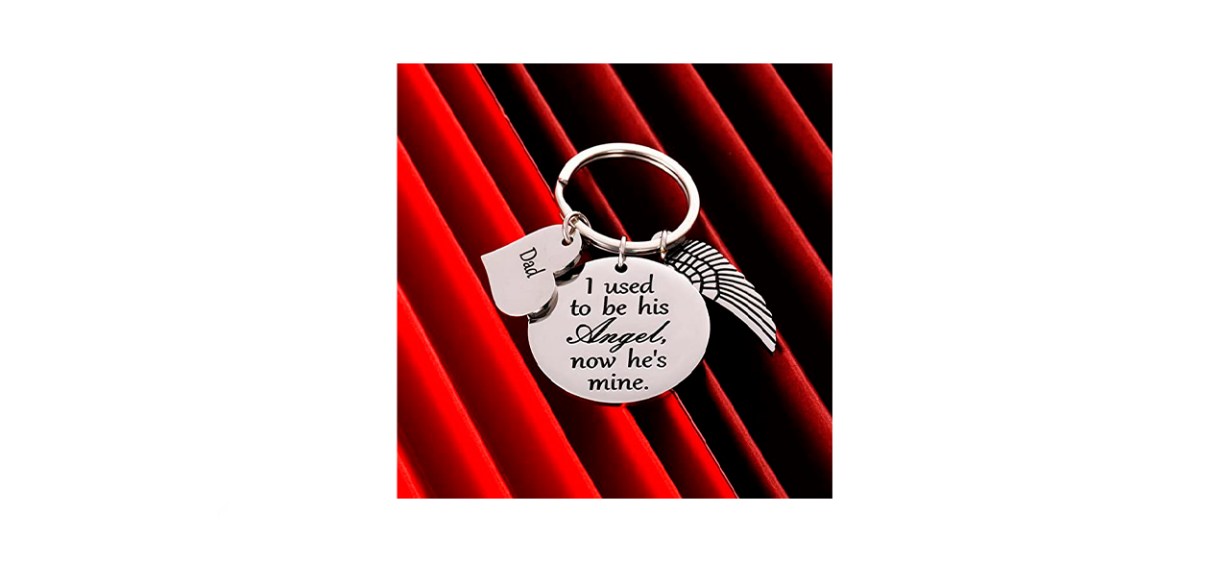 Vanlovemac Dad Memorial Keychain Vanlovemac Dad Memorial Keychain