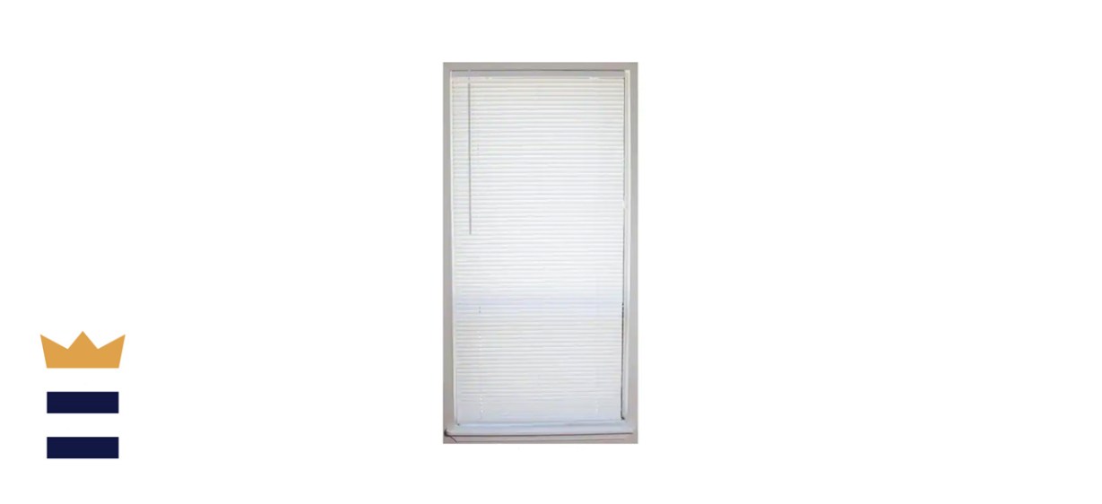 White Cordless Vinyl Mini Blinds