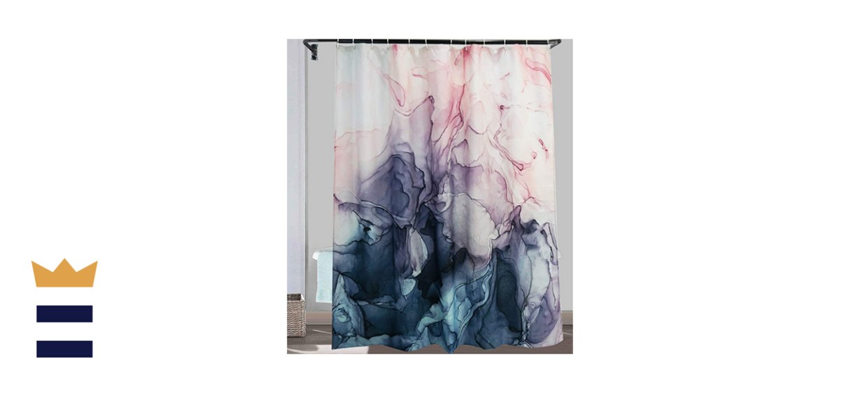 YoKii Abstract Fabric Shower Curtain