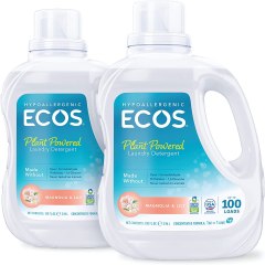 Ecos 2x Liquid Laundry Detergent, Magnolia & Lily