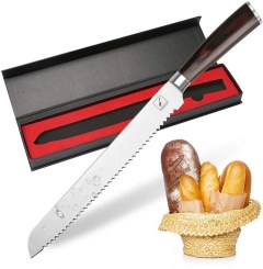 Imarku German High Carbon Stainless Steel Professional Grade Bread Slicing Knife