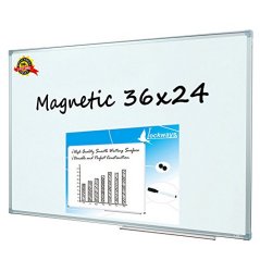 Lockways Magnetic Dry Erase Board (36"  x 24")