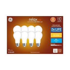 GE Relax 8-Pack 60 W Equivalent Dimmable Warm White