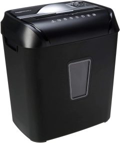 Amazon Basics 12-Sheet Cross-Cut Paper and Credit Card Home Office Shredder