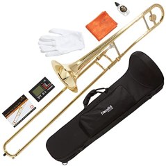 Mendini B-Flat Tenor Slide Trombone