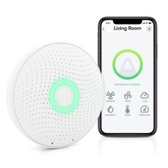 AIRTHINGS Wave Plus Smart Radon CO2 and TVOCs Detector