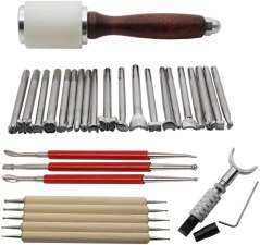 AMPSEVEN Leather Carving Working Saddle Making Tools Set