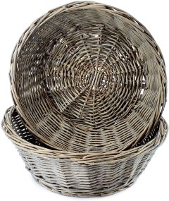 AuldHome Round Bread Baskets