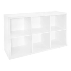 ClosetMaid 6-Cube Bookshelf, White