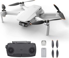 DJI Mini SE - Camera Drone with 3-Axis Gimbal, 2.7K Camera, GPS, 30-min Flight Time, Reduced Weight, Less Than 0.55lbs / 249 Gram Mini Drone, Improved Scale 5 Wind Resistance
