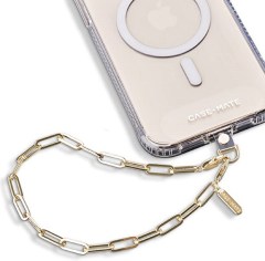 Case-Mate Phone Strap with Gold Metal Chain