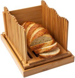 Comfify Bamboo Bread Slicer