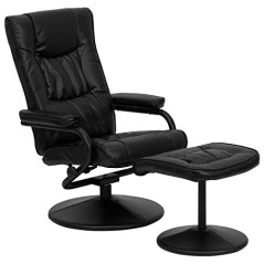 Flash Furniture Contemporary Black Leather Soft Recliner