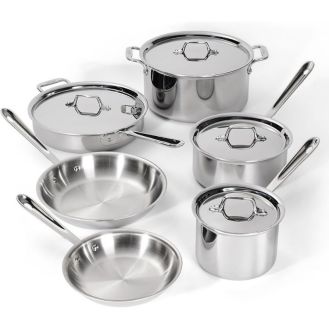 All-Clad D3 Tri-Ply Bonded 10-Piece Set