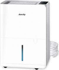 AEOCKY 50 Pint/Day, 3500Sq.Ft Ultra-Quiet 40dB Dehumidifier