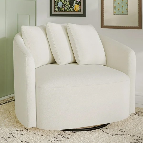 Drew Barrymore Beautiful Drew Chair, Cream