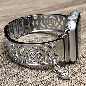 SimeonDJewelry Silver Apple Watch Band