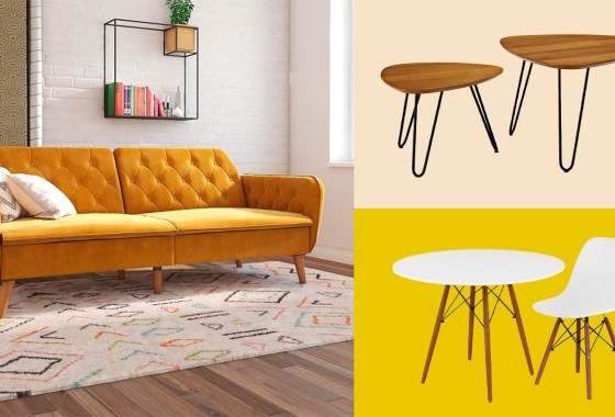 Amazon has chic midcentury-inspired furniture deeply discounted
