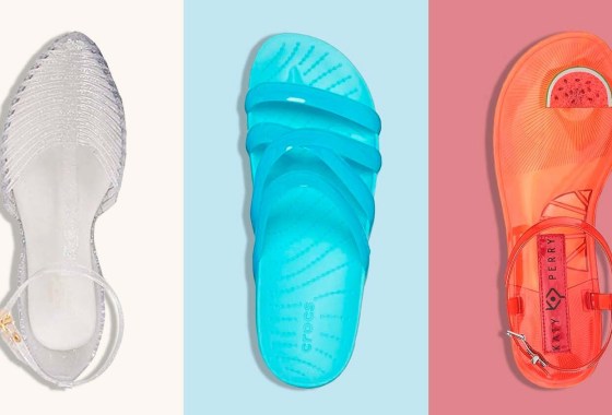 Jelly sandals are back