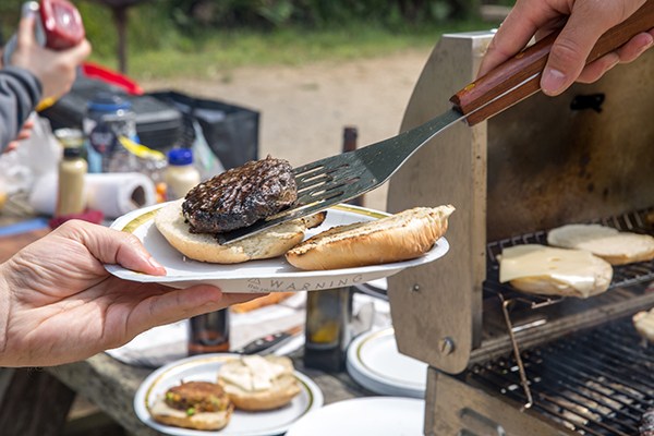 Alpha Grillers Heavy Duty BBQ Grilling Tools Set. Extra Thick Stainless Steel Spatula Fork & Tongs. Gift Box Package. Best for