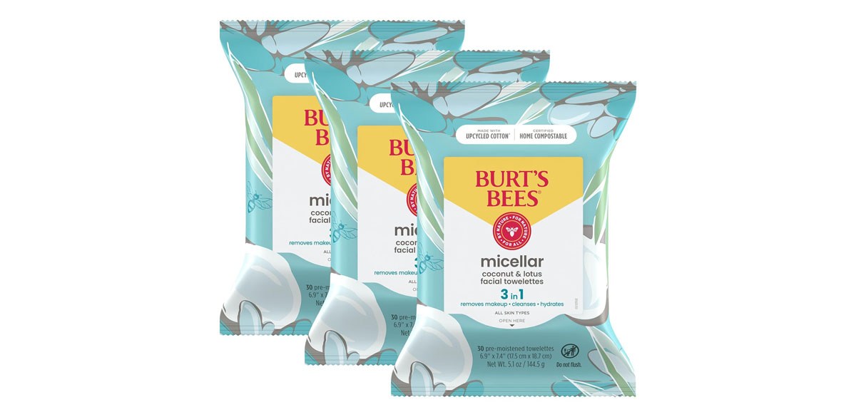 Burt's Bees Coconut &amp; Lotus Face Wipes
