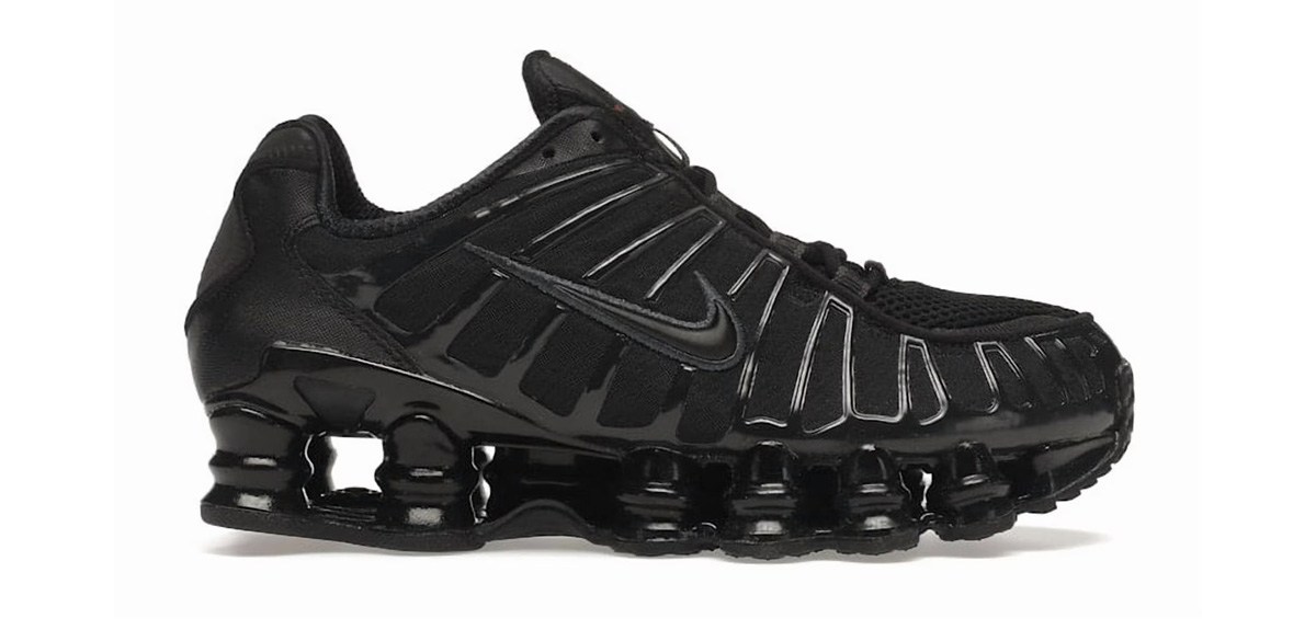 Nike Women's Shox TL Black Max Orange Running Shoes