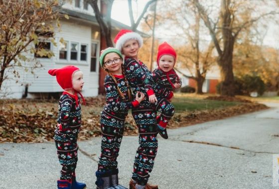 Best matching Christmas pajamas