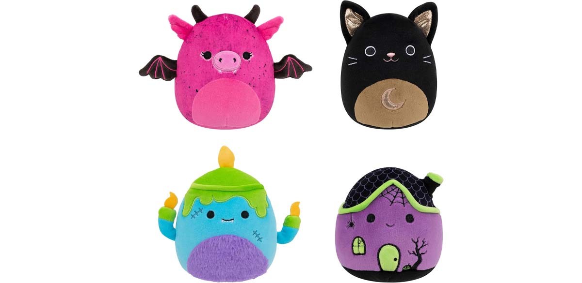 Squishmallows Original Halloween 4-Pack