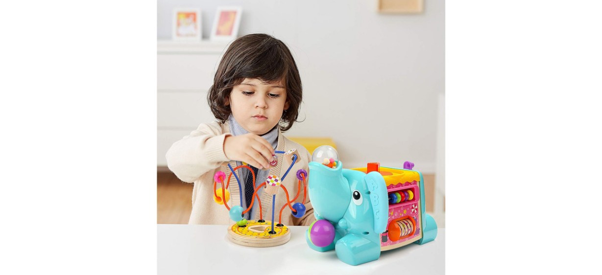 Top Bright Toddler and Baby Activity Cube Toy