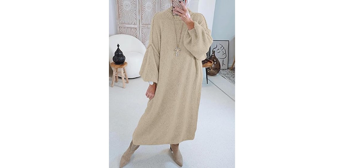 Saodimallsu Women's Oversized Sweater Dress