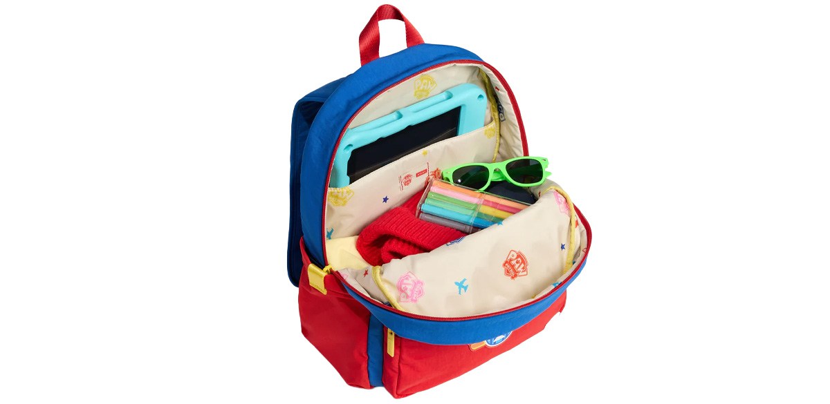 Away x PAW Patrol  Kids Backpack in Chase Badge Blue