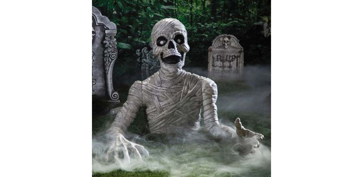 Oriental Trading Groundbreaker Reaching Mummy Halloween Decoration